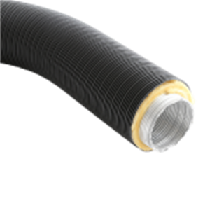 Tubería flexible de aluminio aislada Ø 50/96 mm para toma de aire externa