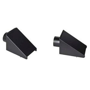 Terminal pellet mod trapecio para descarga de humos en fachada