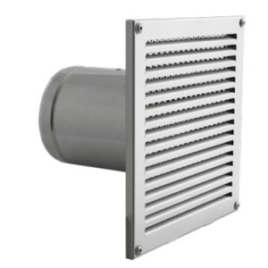 Aireador con rejilla cuadrada (pieza para exterior)